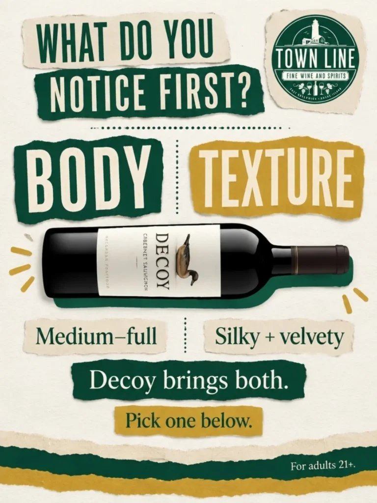 Decoy red wine